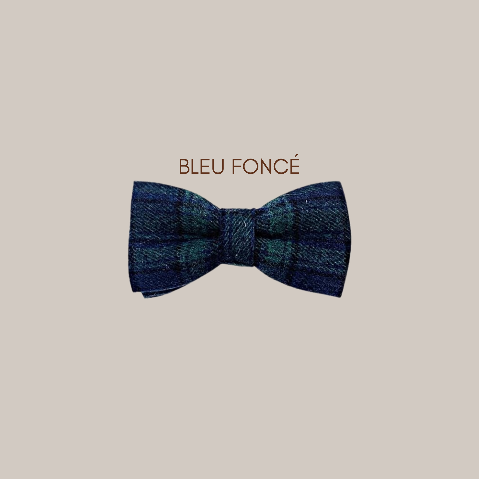 Noeud papillon pour animal - Bleu foncé