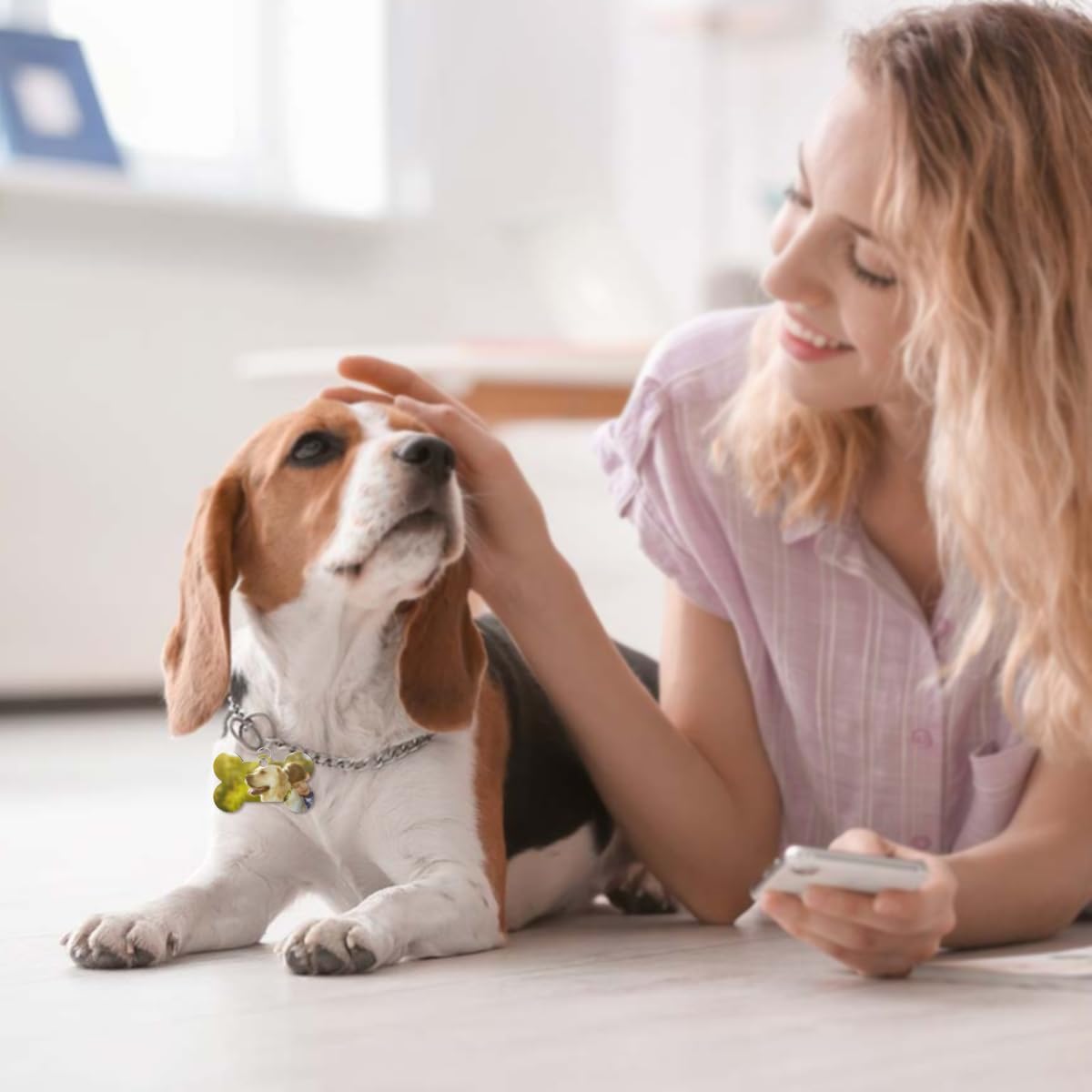 Médaille d'identification pour animaux - Personnaliser