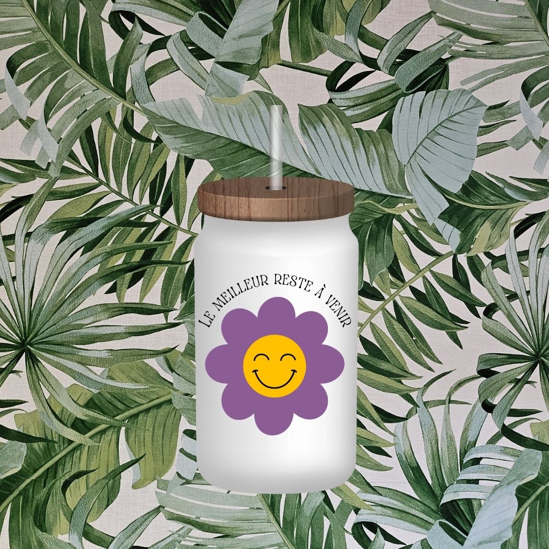 Verre format canette 16 oz - Le meilleur reste à venir™