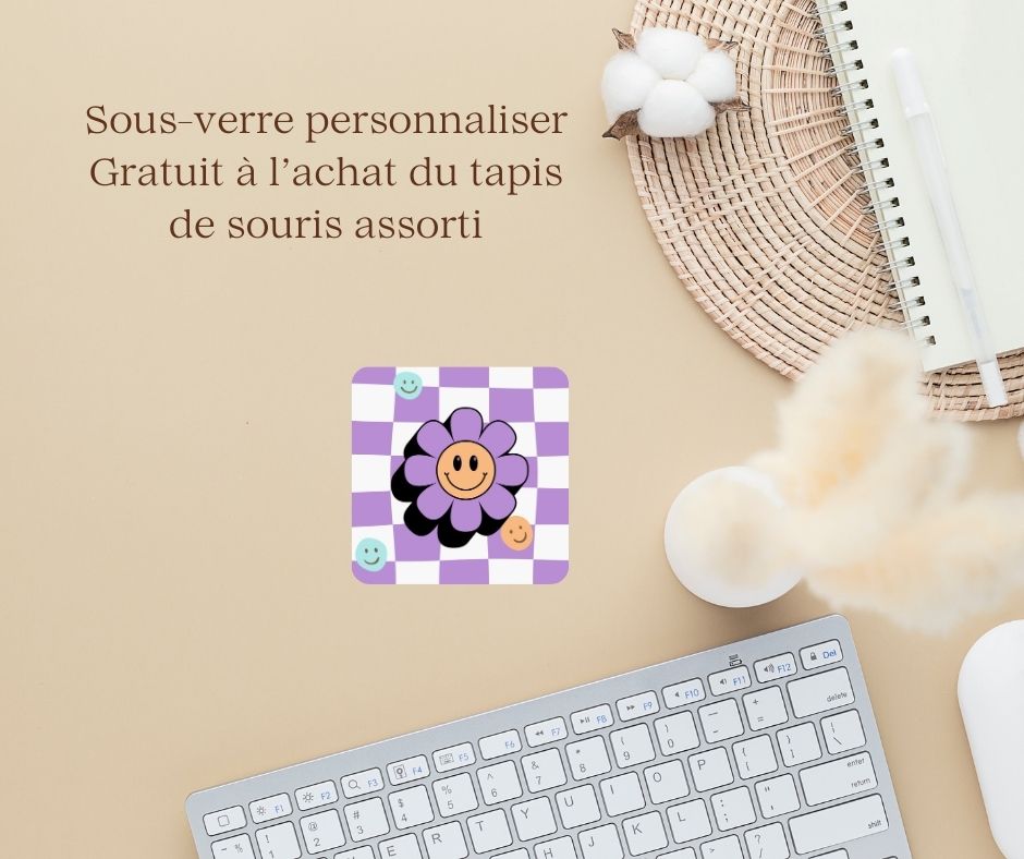 Tapis de souris - Bonhomme fleur™