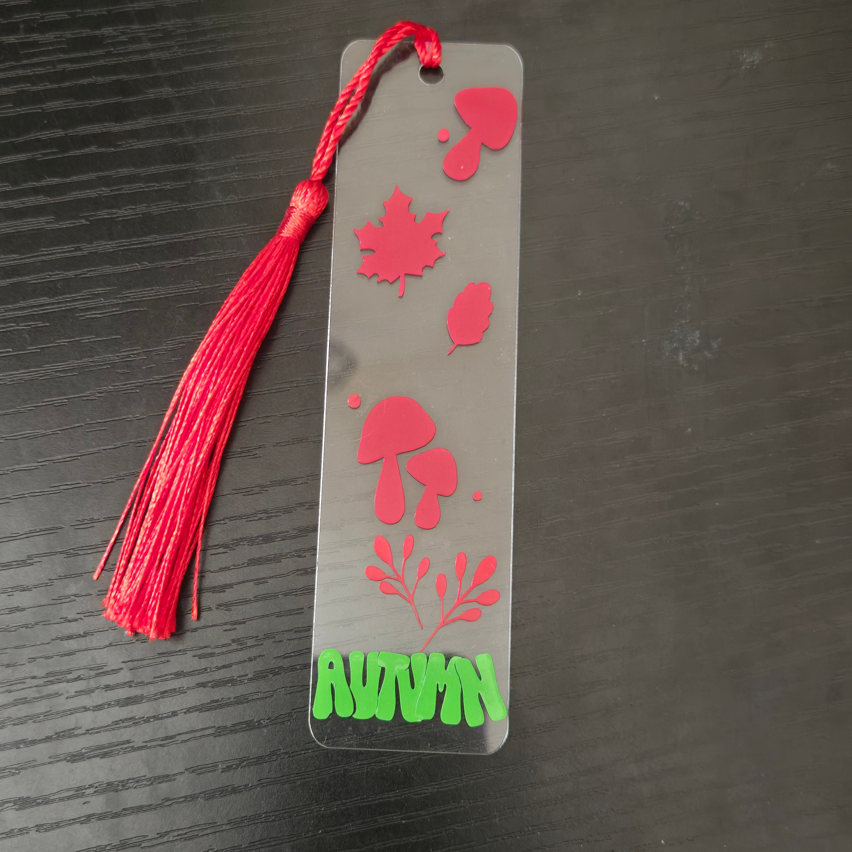 Marque page acrylique - Automne