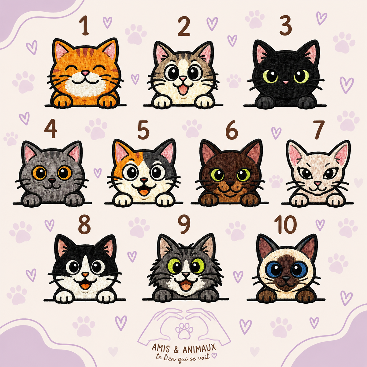 Tuque automne/hiver - Patch Chat
