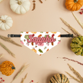 Bandana personnalisé d’automne pour chien et chat – L’Automne pour elle | Amis & Animaux