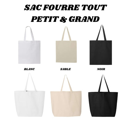 Sac réutilisable - Personnaliser avec photo ou citation