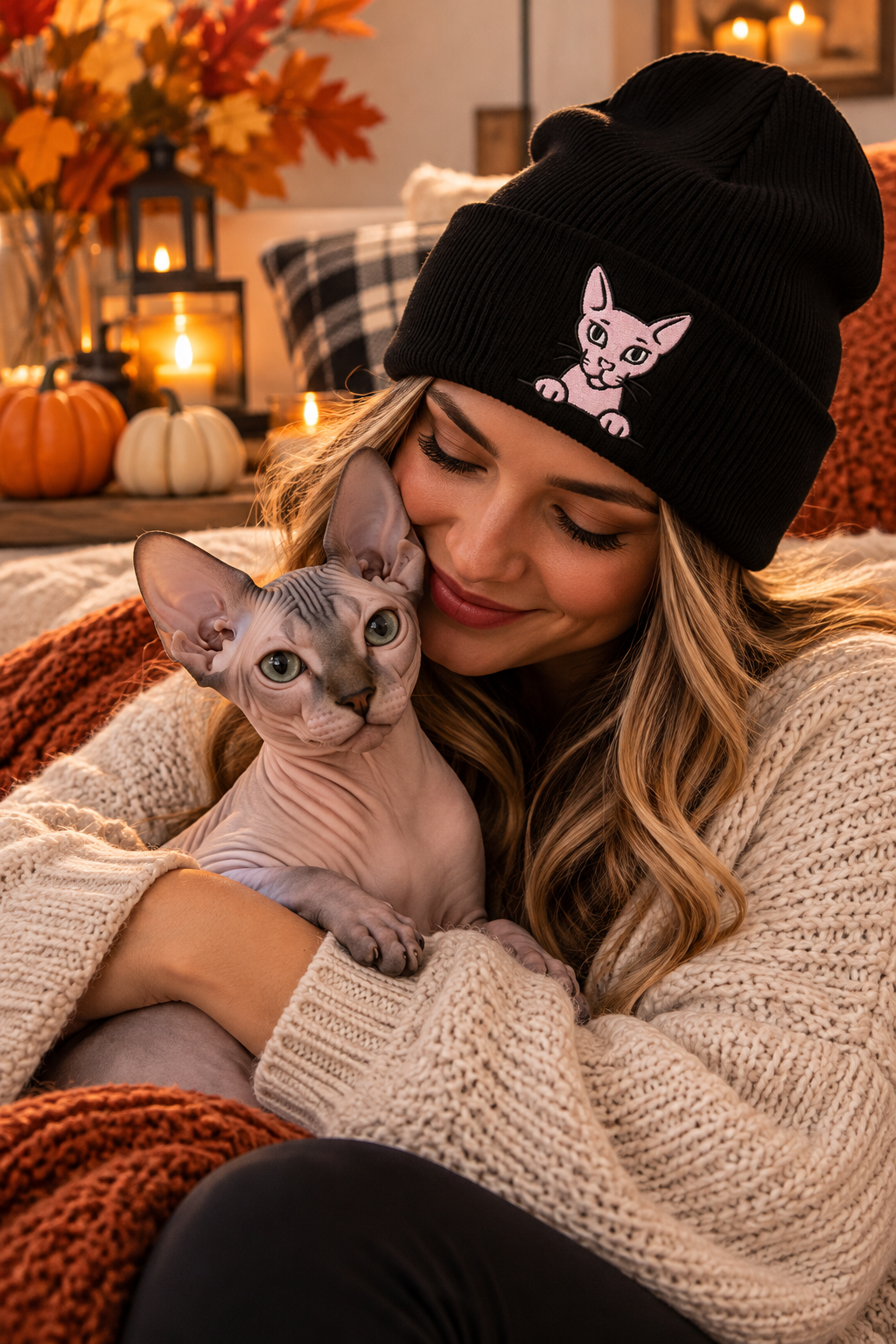 Tuque automne/hiver - Patch Chat