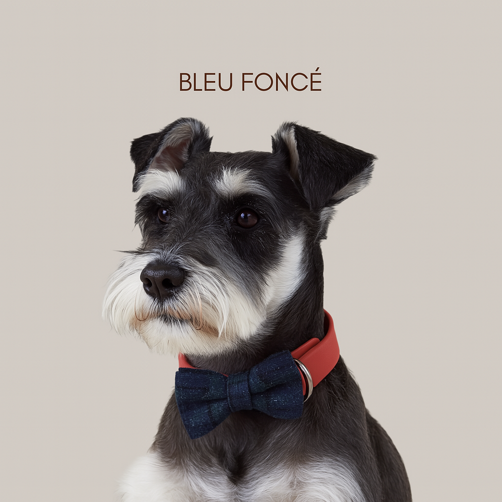 Noeud papillon pour animal - Bleu foncé