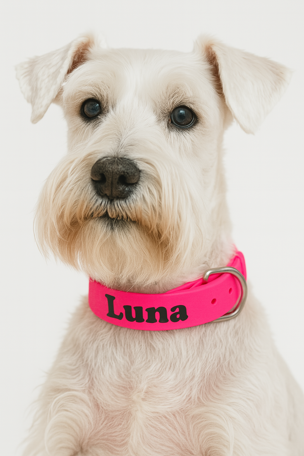 Collier à ceinture en biothane – Personnalisable avec le nom de votre animal