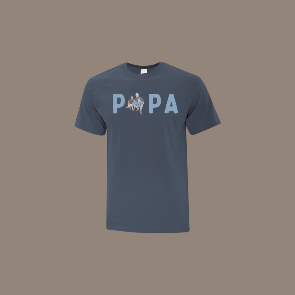 T-shirt - Papa à personnaliser
