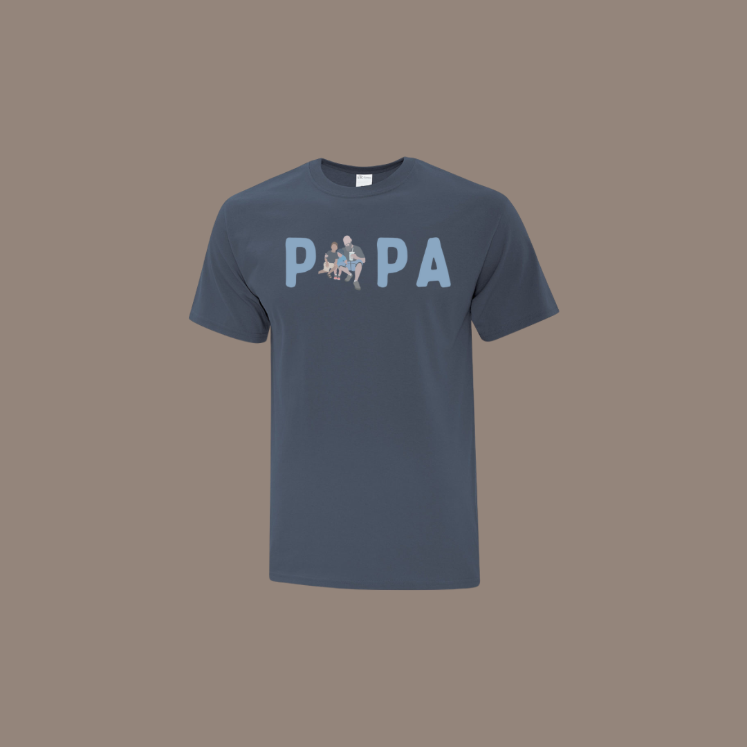 T-shirt - Papa à personnaliser