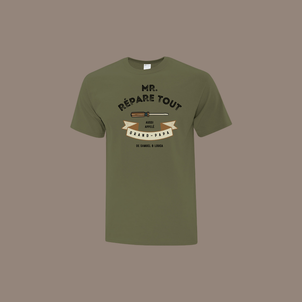 T-shirt - M. Répare tout à personnaliser
