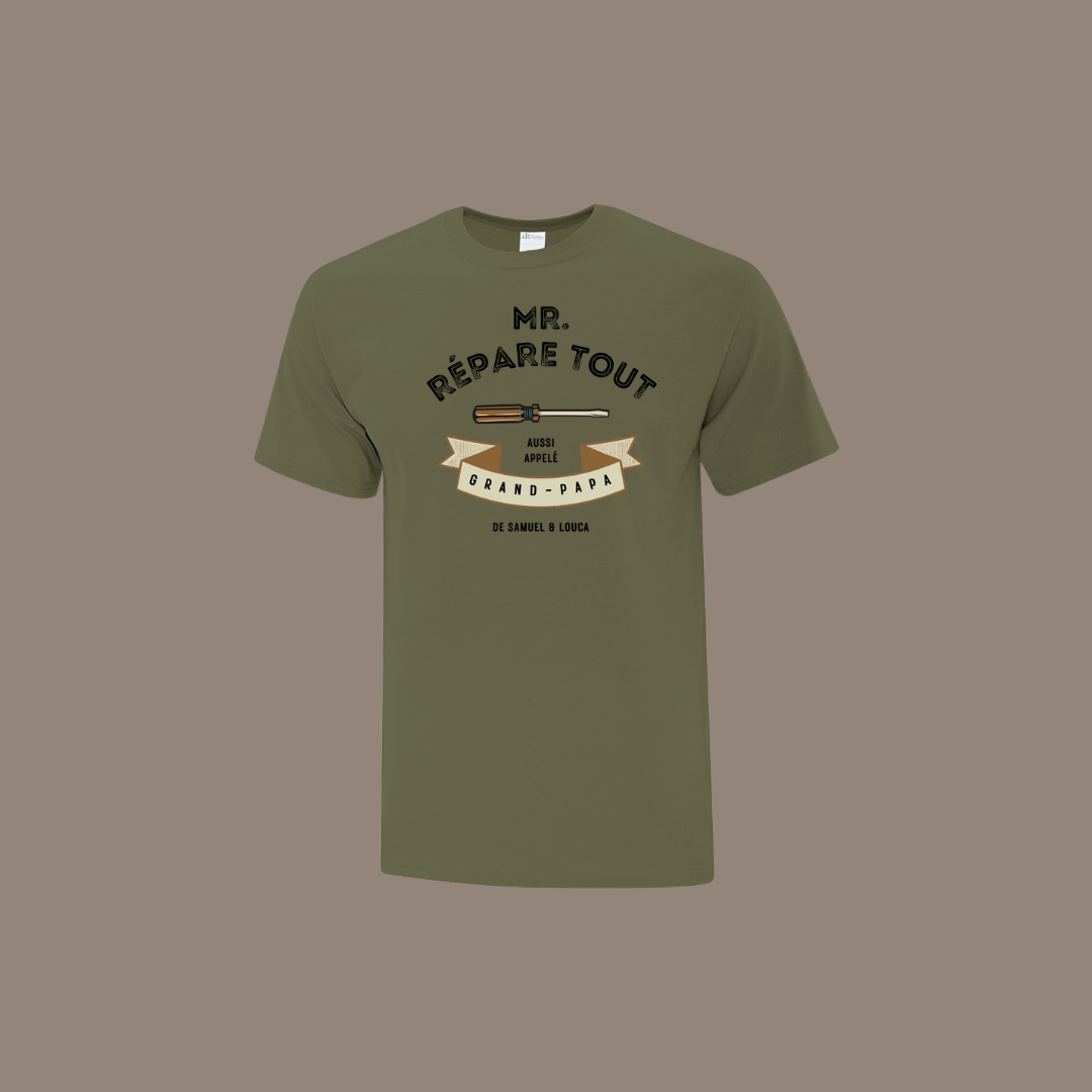 T-shirt - M. Répare tout à personnaliser