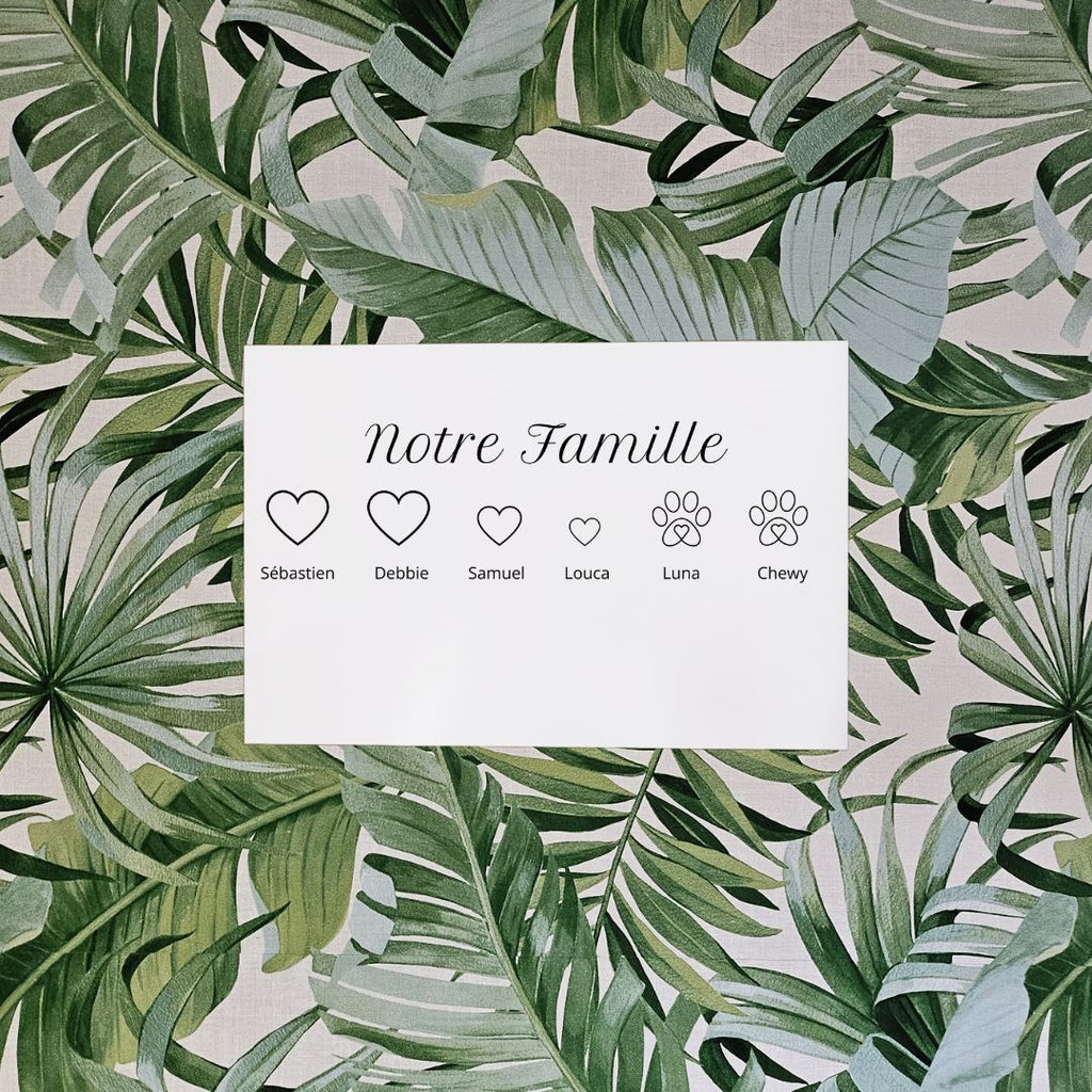 Illustration de "Notre famille" - numérique