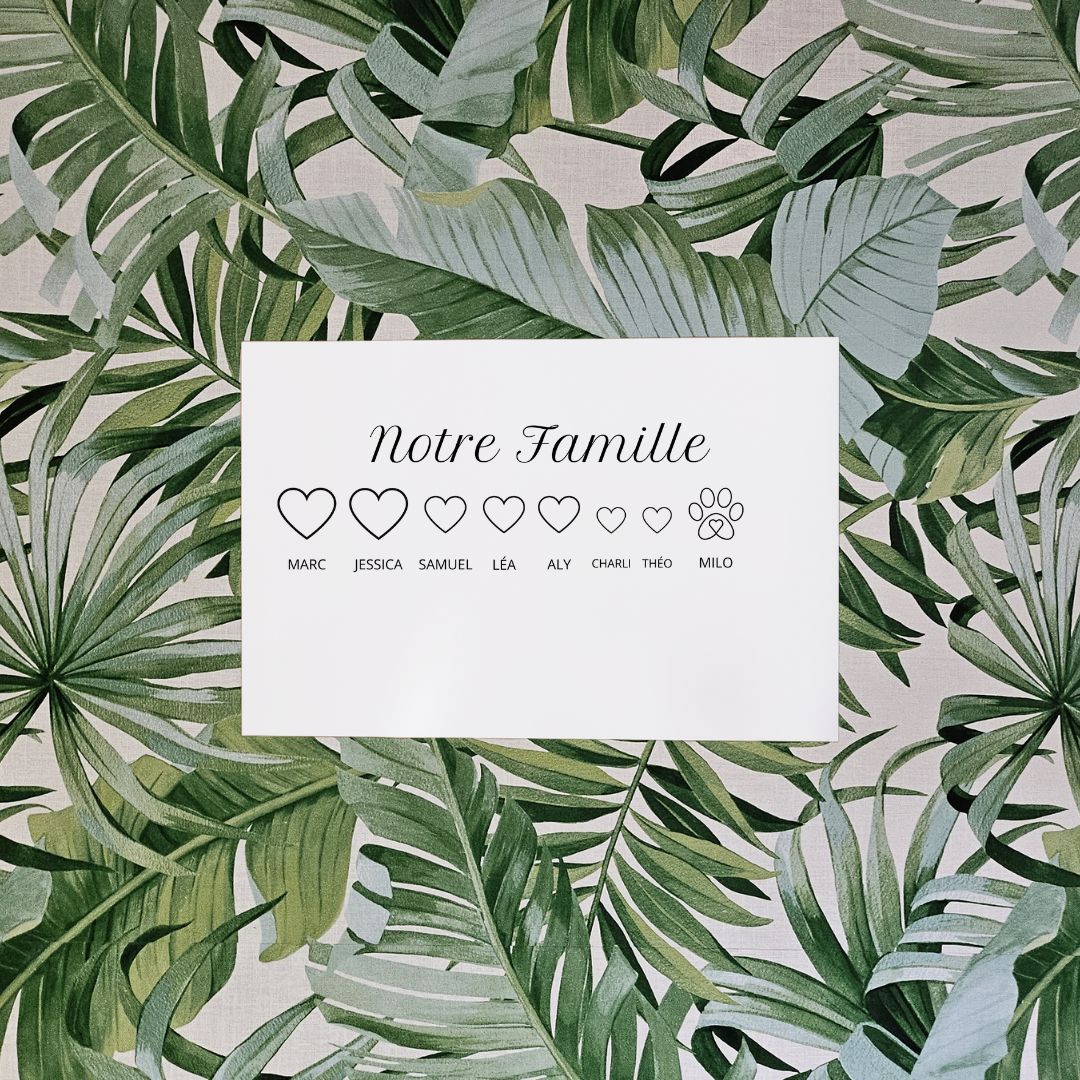 Illustration de "Notre famille" - numérique