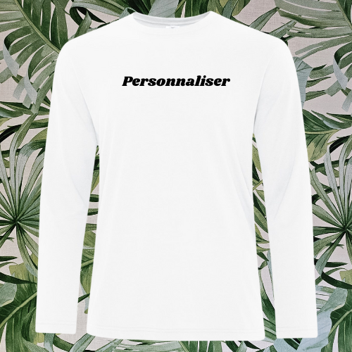 T-shirt manche longue - Personnaliser avec photo ou citation