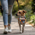 Bandana personnalisé noir d’automne pour chien et chat | Amis & Animaux