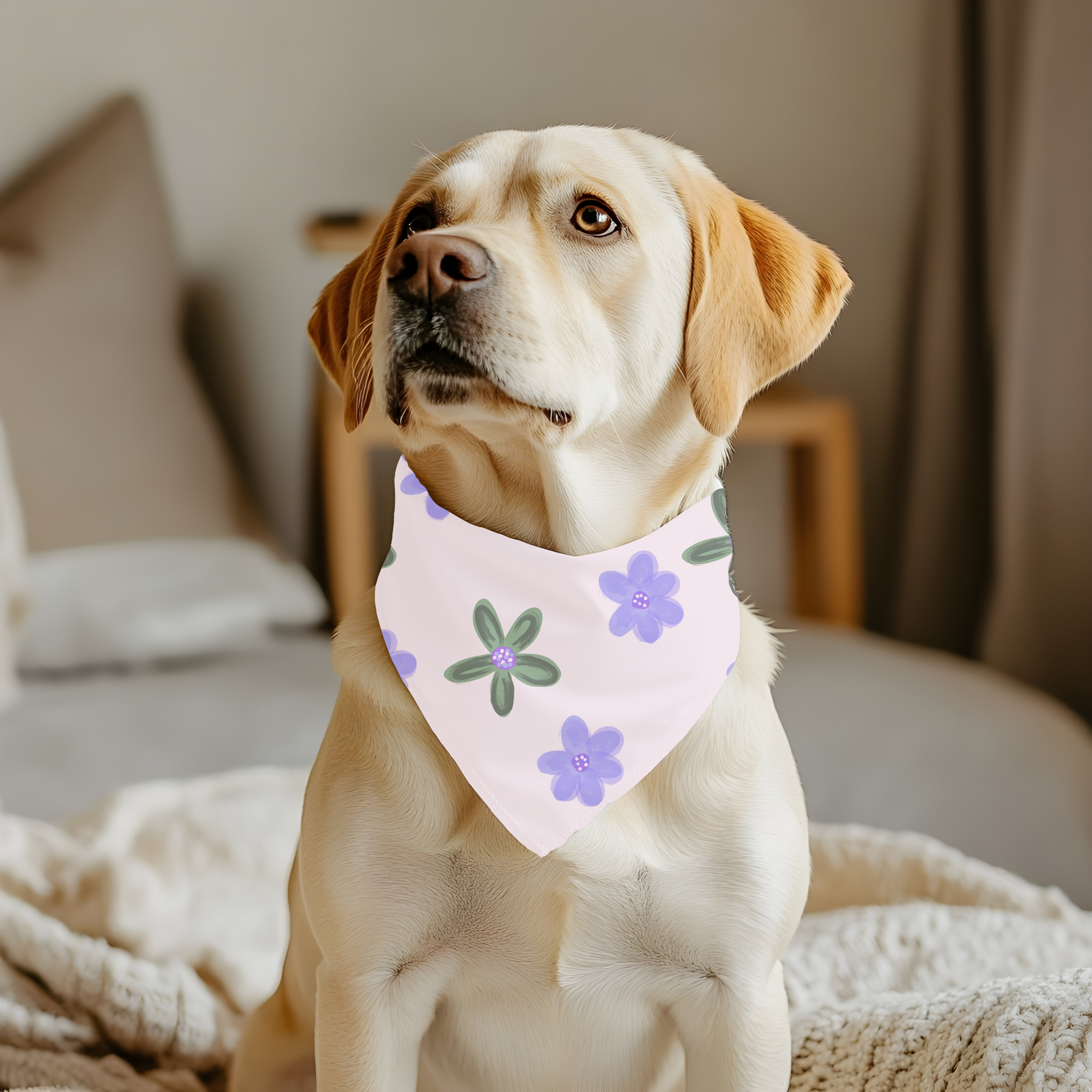 Bandana pour animaux - Bohème fleurs