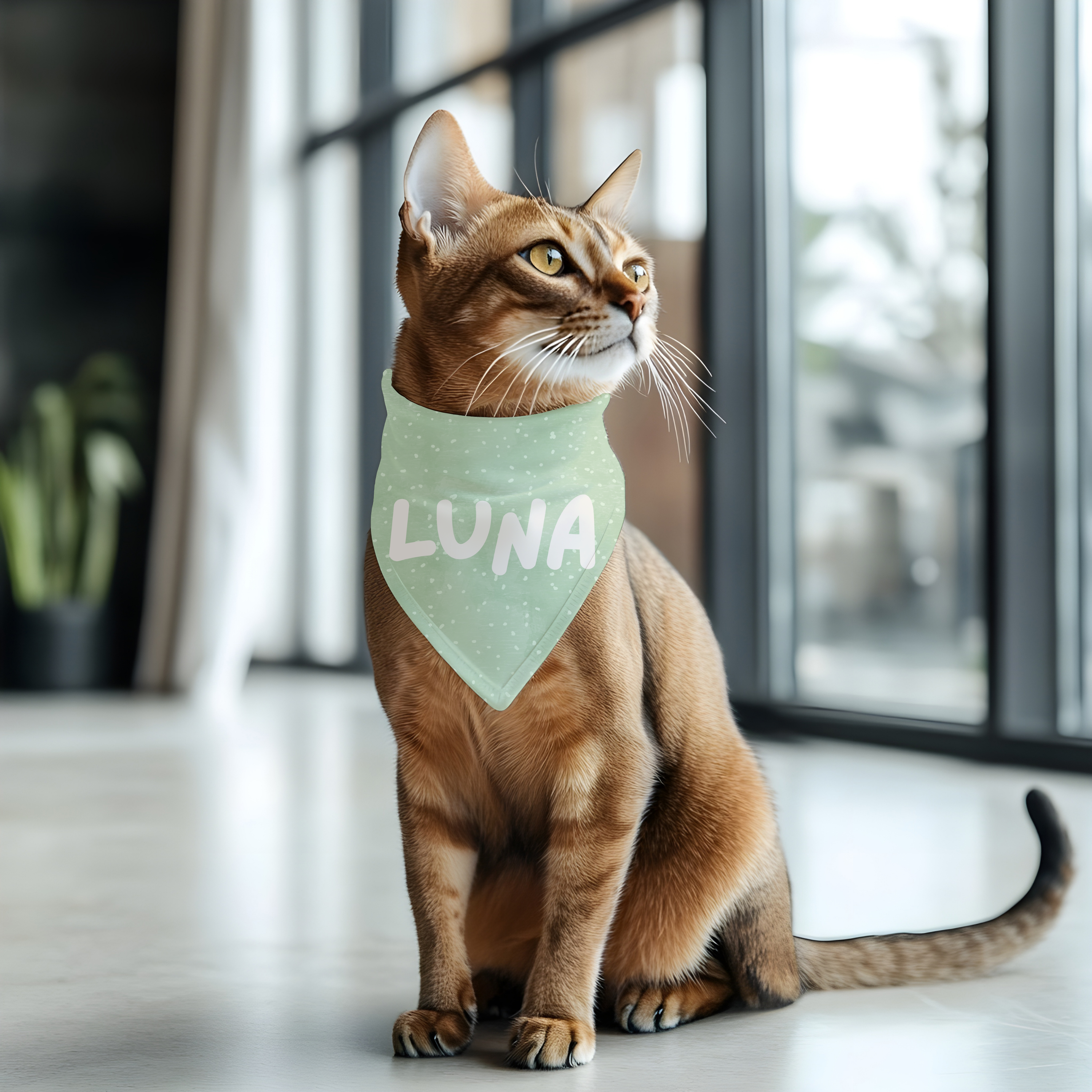 Bandana pour animaux - Brillant vert