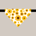 Bandana avec collier pour animaux - Tournesols