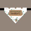 Bandana avec collier pour animaux - Café glacé avec mes PAWRENTS™