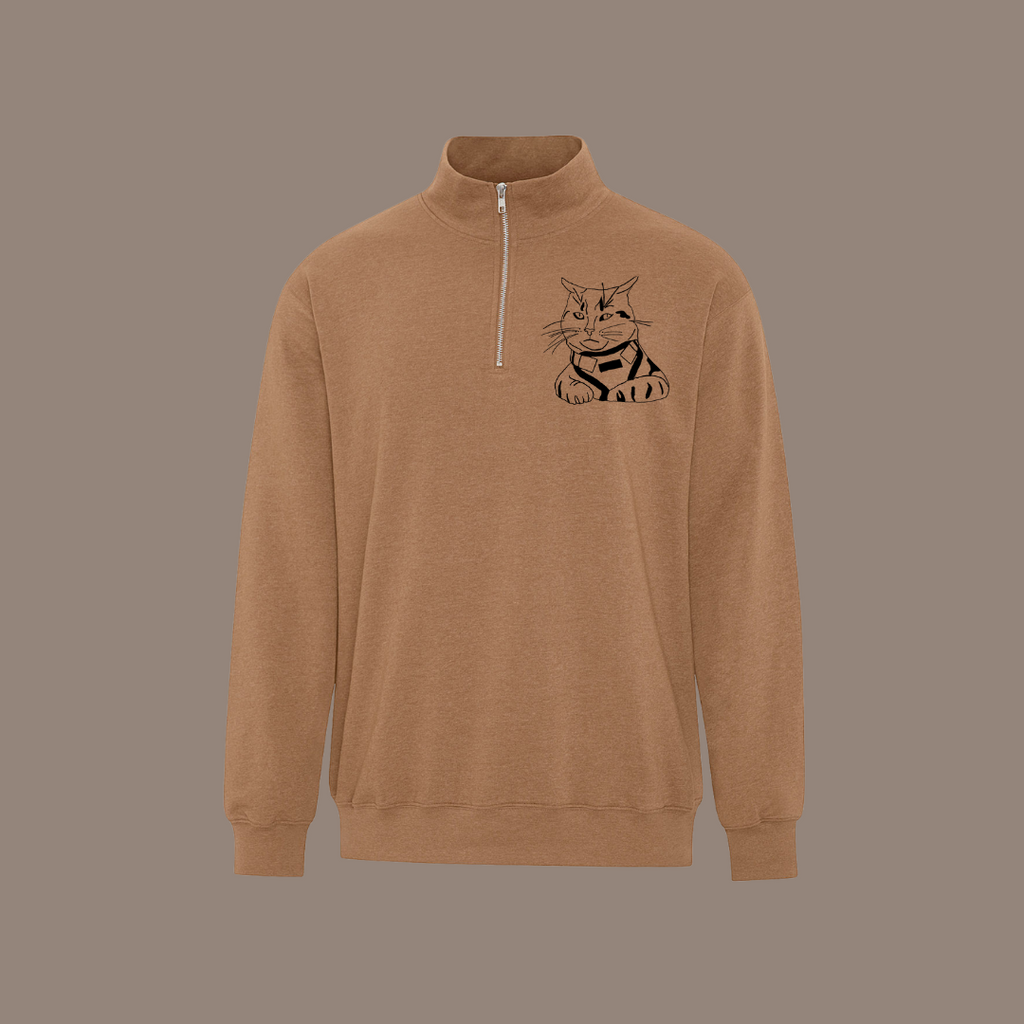 Sweatshirt avec zip - à personnaliser