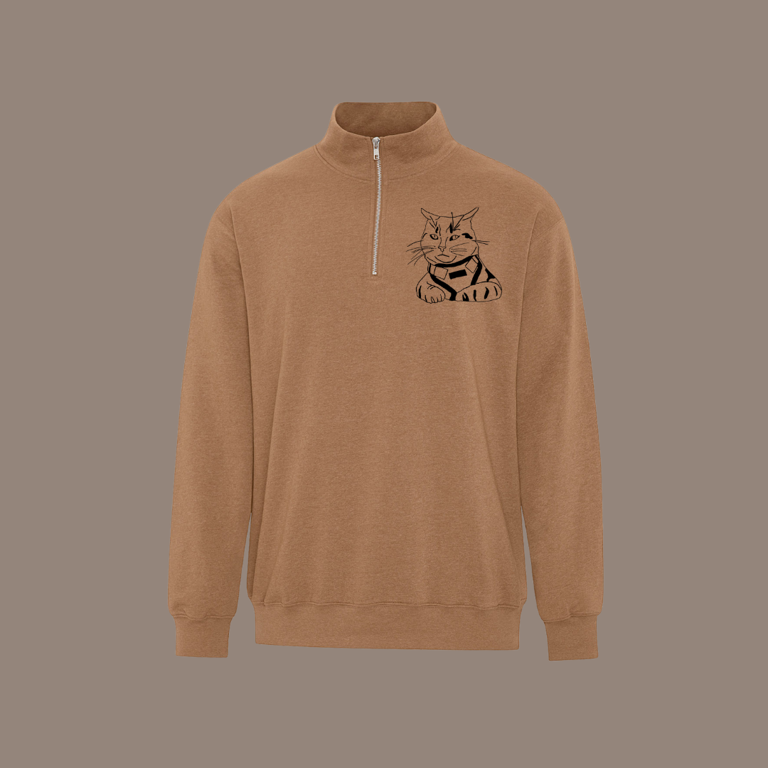 Sweatshirt avec zip - à personnaliser
