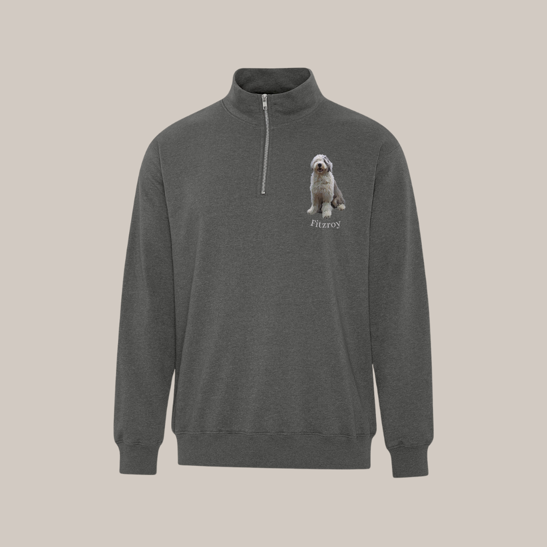 Sweatshirt avec zip - à personnaliser