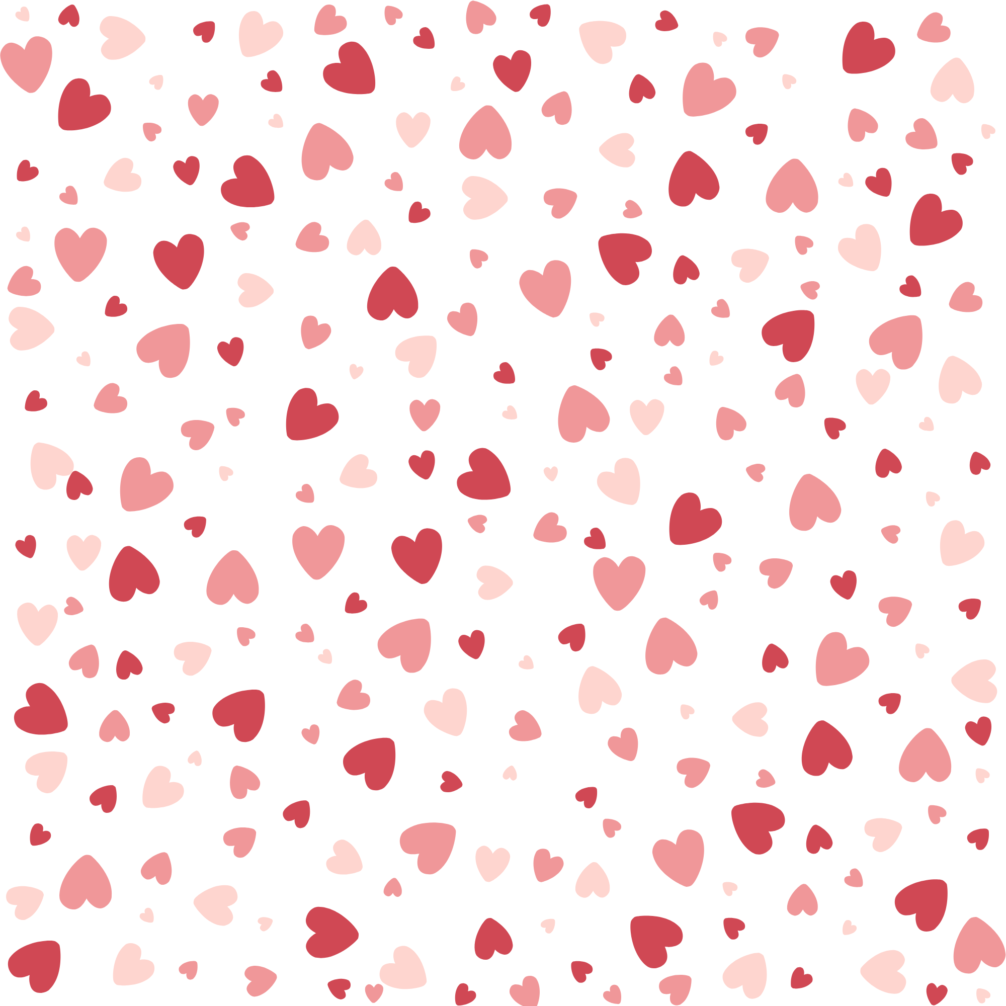 Bandana pour animaux - Petits Coeurs à personnaliser