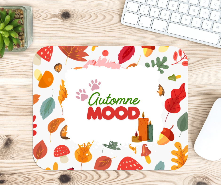 Tapis de souris - Feuilles d'automnes