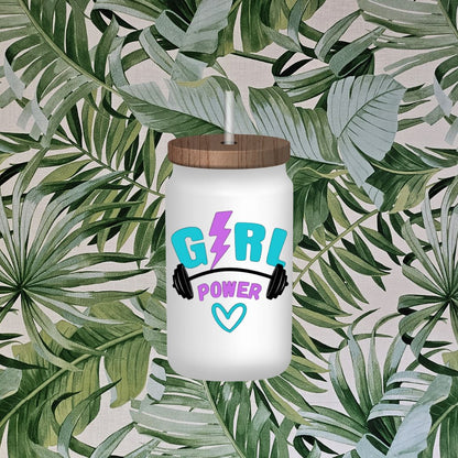 Verre format canette 16 oz - Girl power™