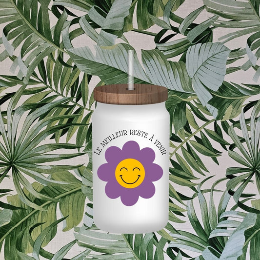 Verre format canette 16 oz - Le meilleur reste à venir™