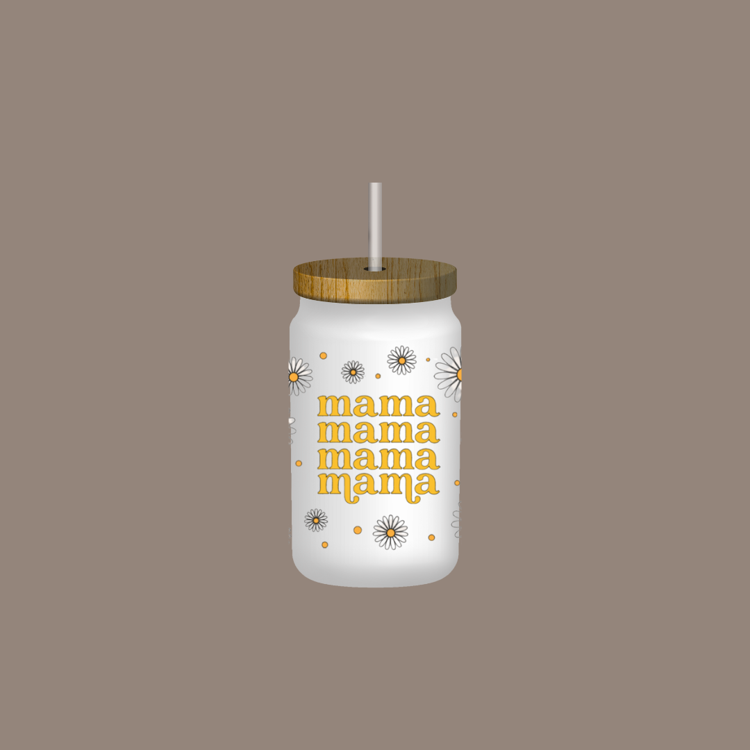 Verre format canette 16 oz - Mama, Mama, Mama™