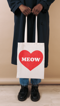 Sac en coton pour Cat Mom - Meow