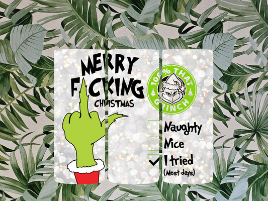 Gobelet 20 oz - F*** Merry Christmas du grinch™