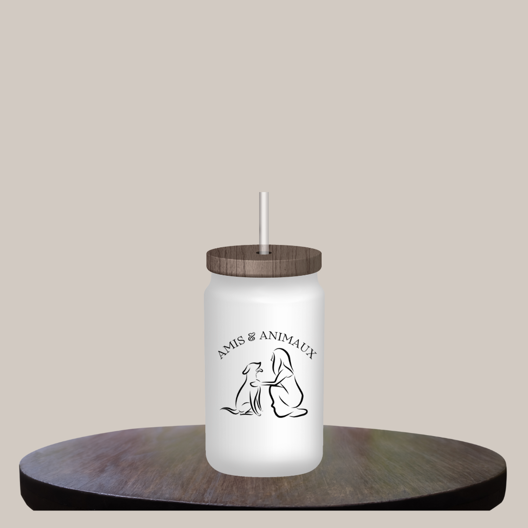 Verre format canette 16 oz - À Personnaliser
