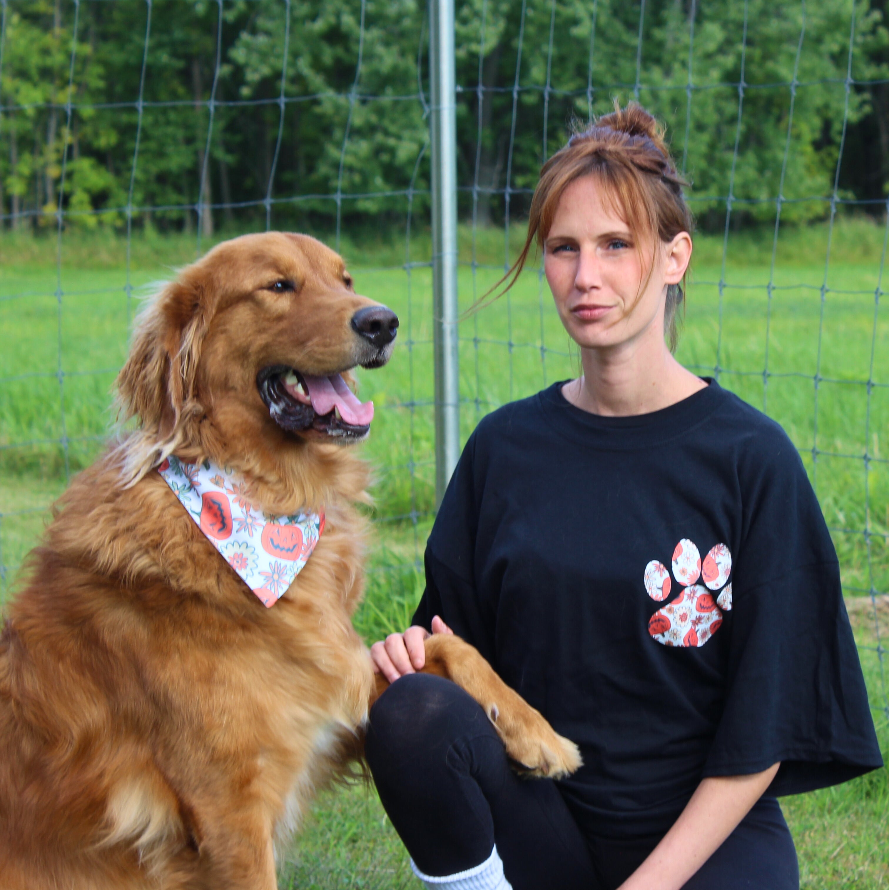 Le T-shirt matchy - Citrouille