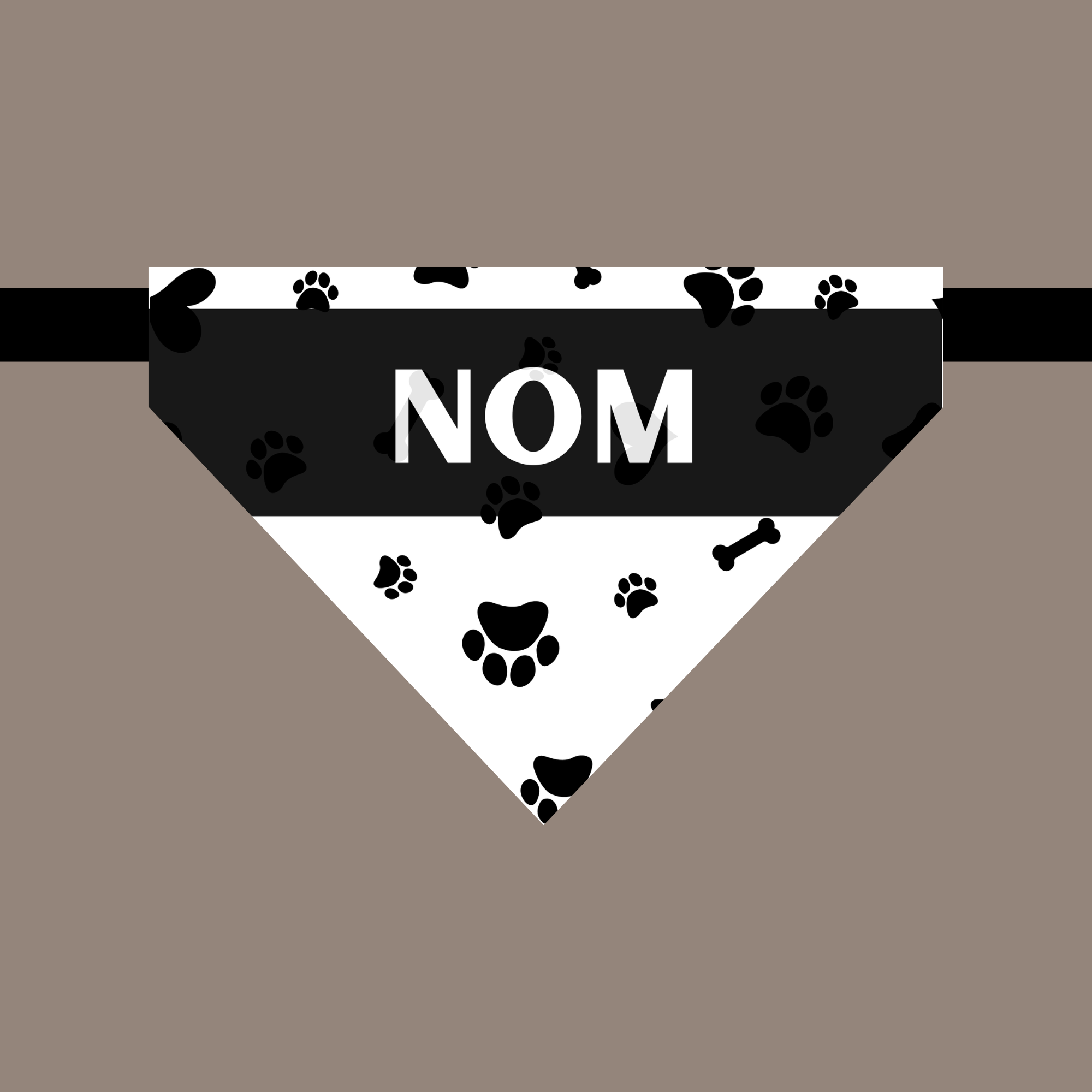 Bandana avec collier pour animaux - Pattes & Coeur™