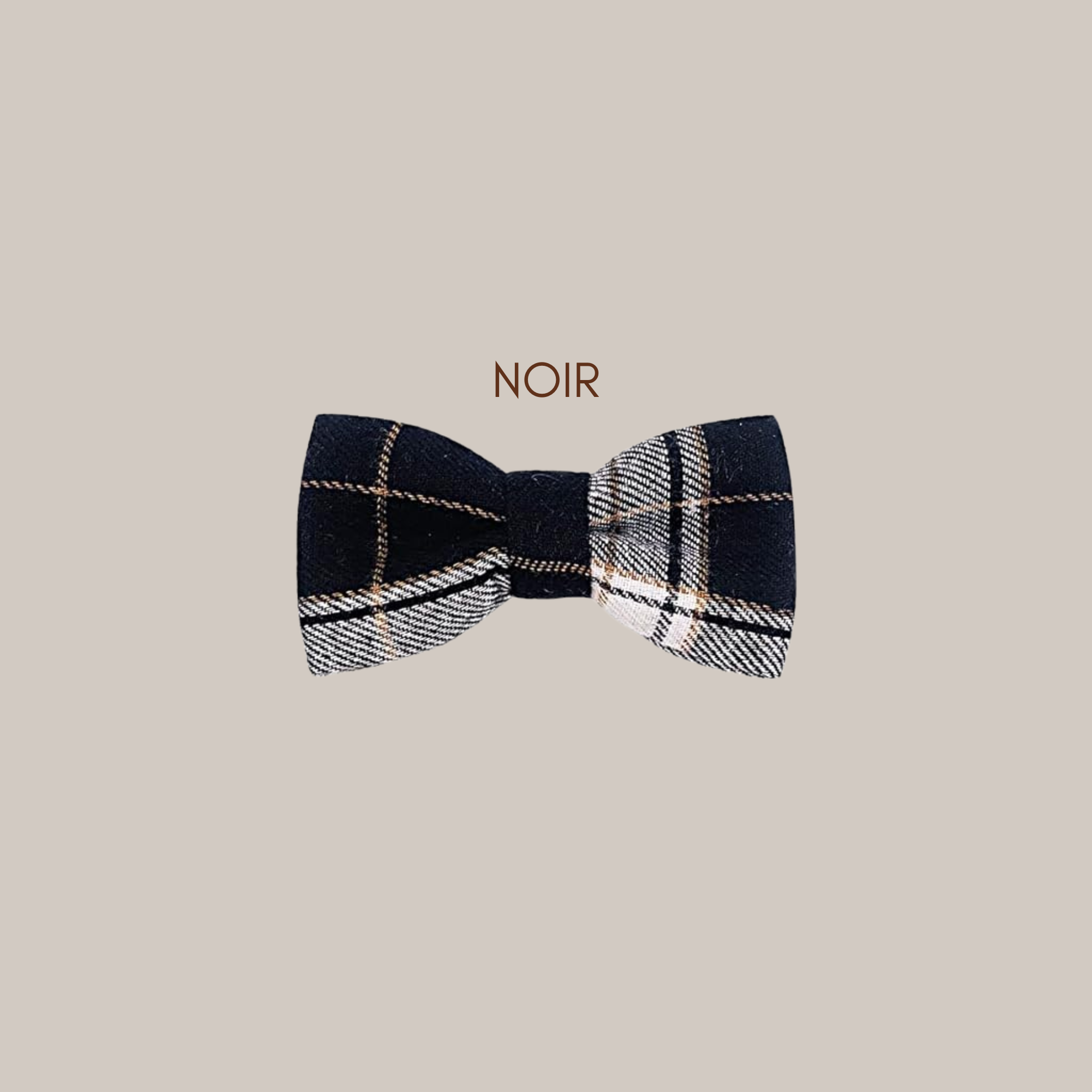 Noeud papillon pour animal - Noir
