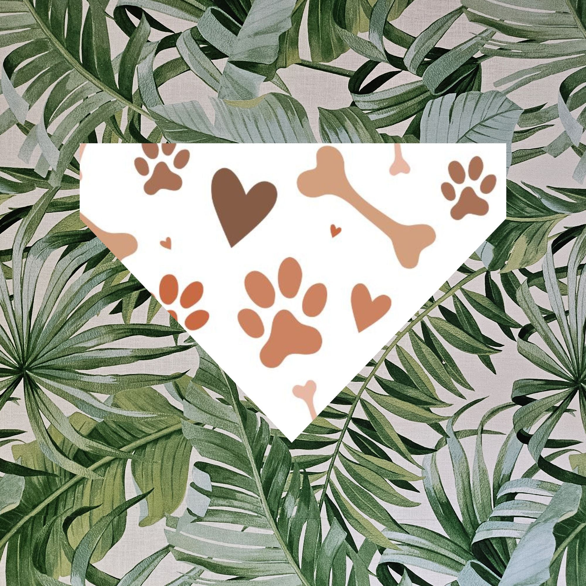 Bandana avec collier pour animaux - Mon os™