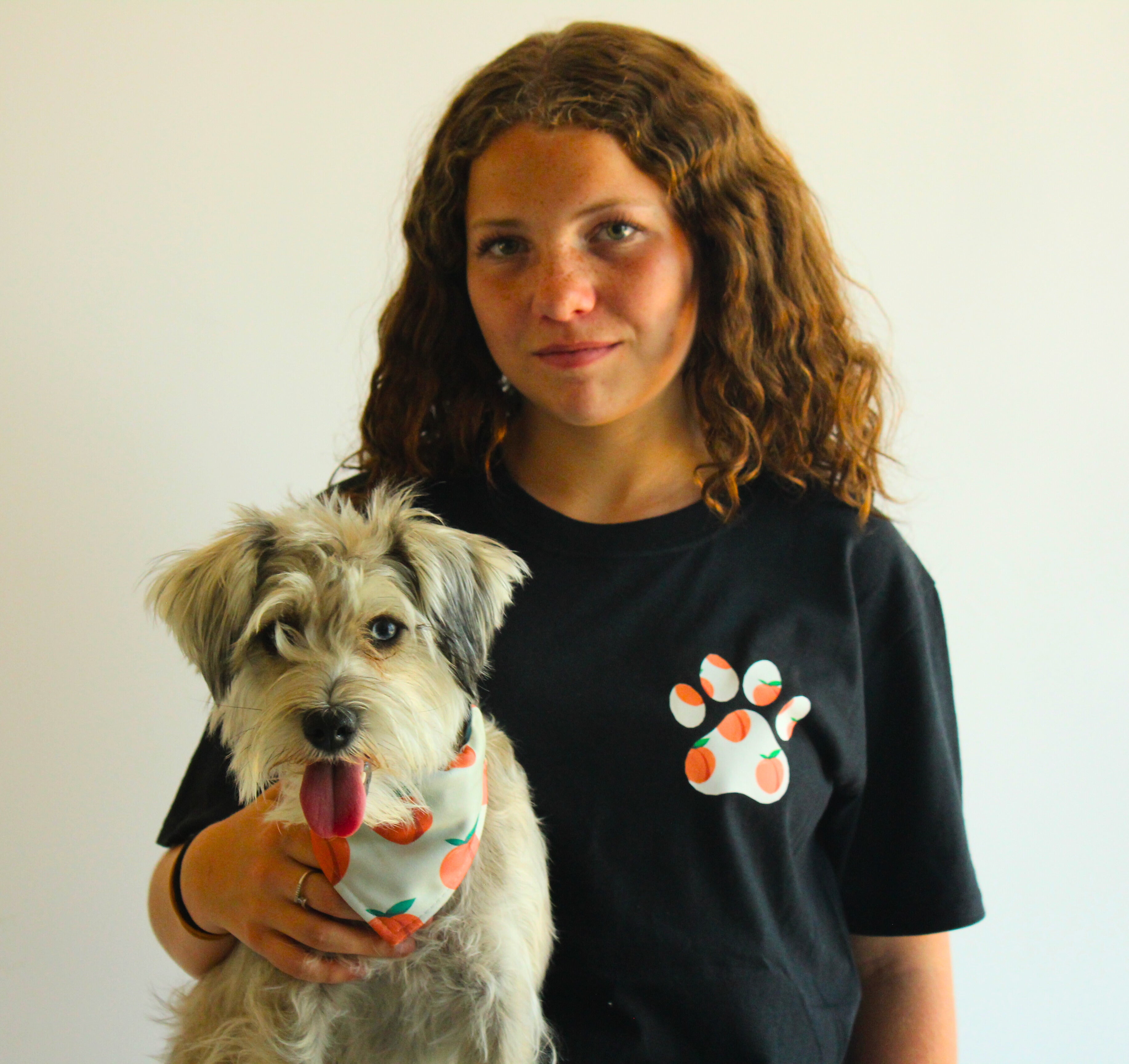 Le t-shirt matchy - Pêches