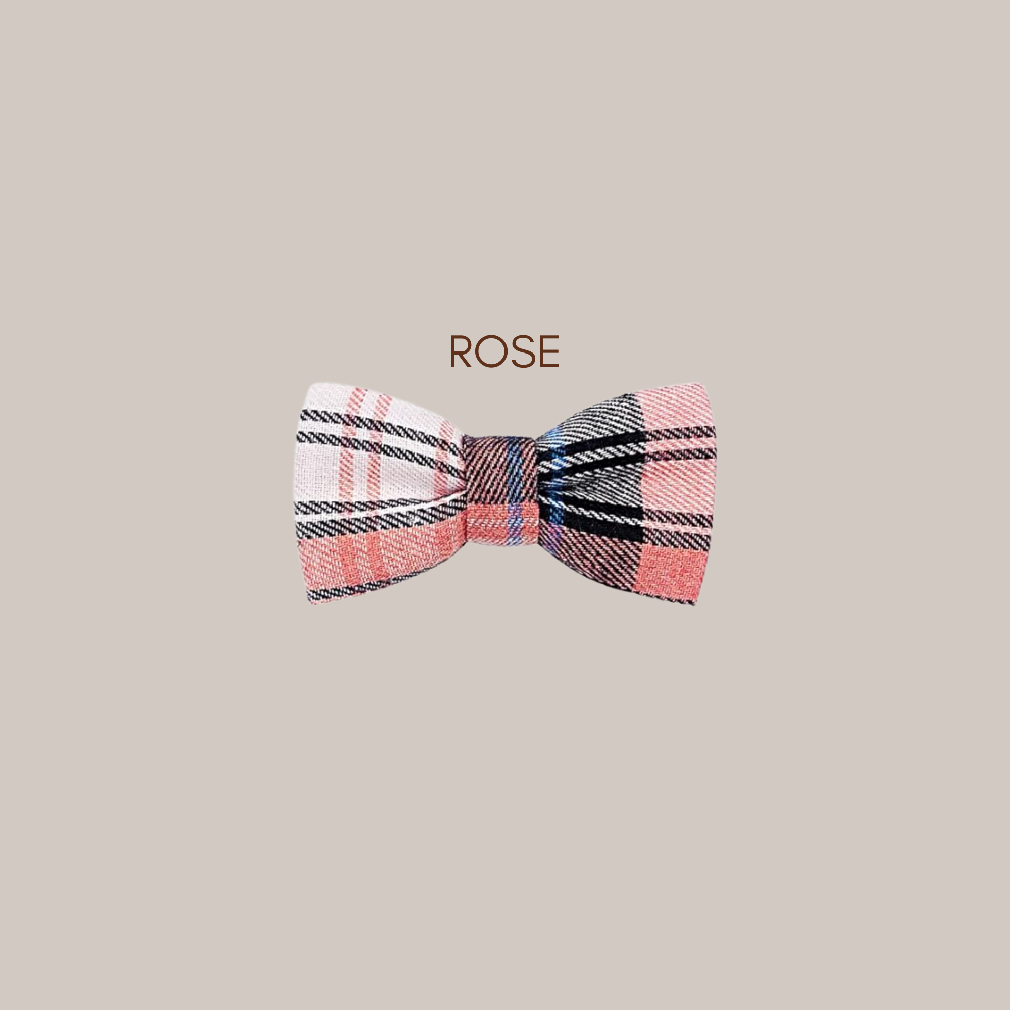Noeud papillon pour animal - Rose