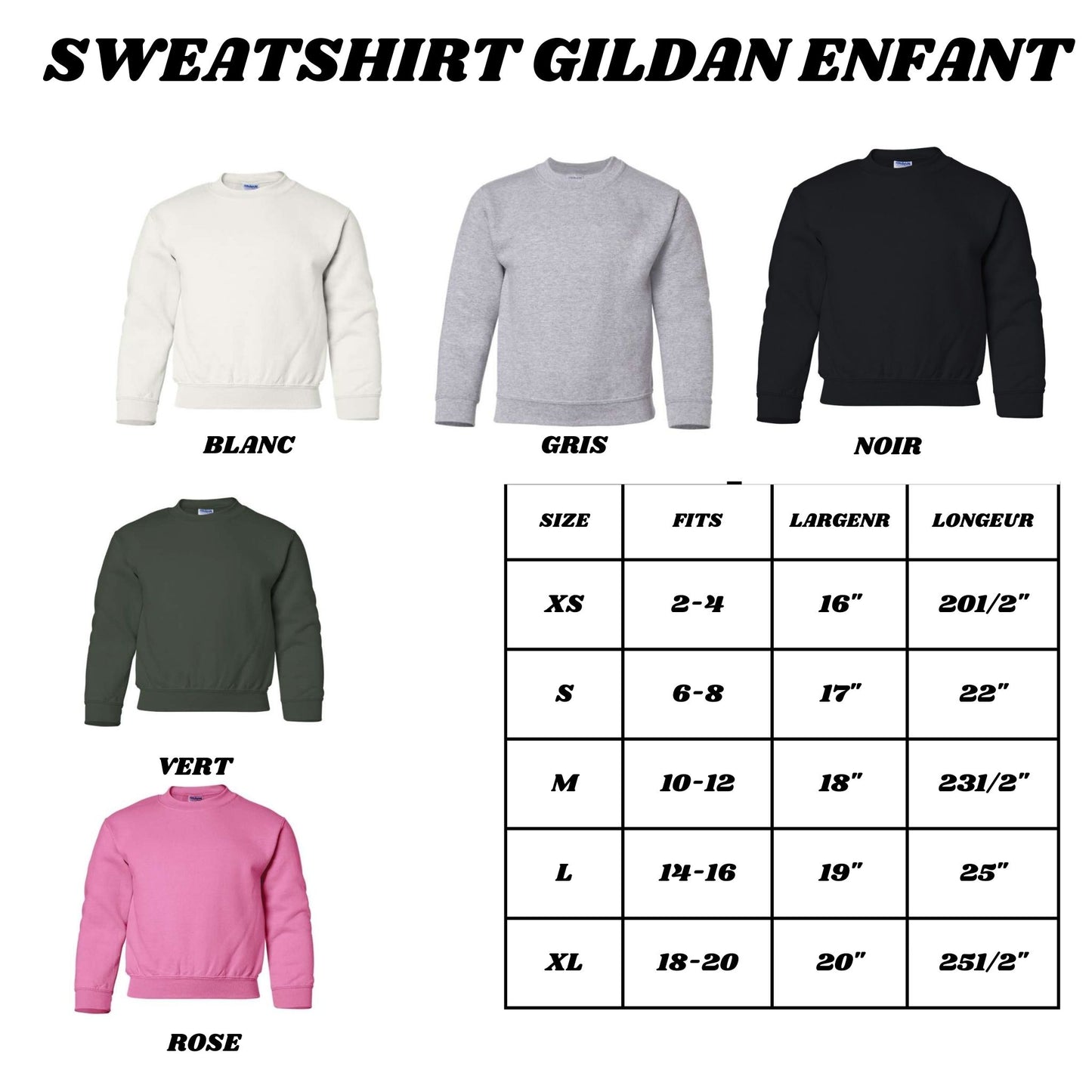 Sweatshirt enfant - Personnalisé avec photo