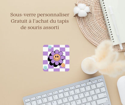 Tapis de souris - Bonhomme fleur™