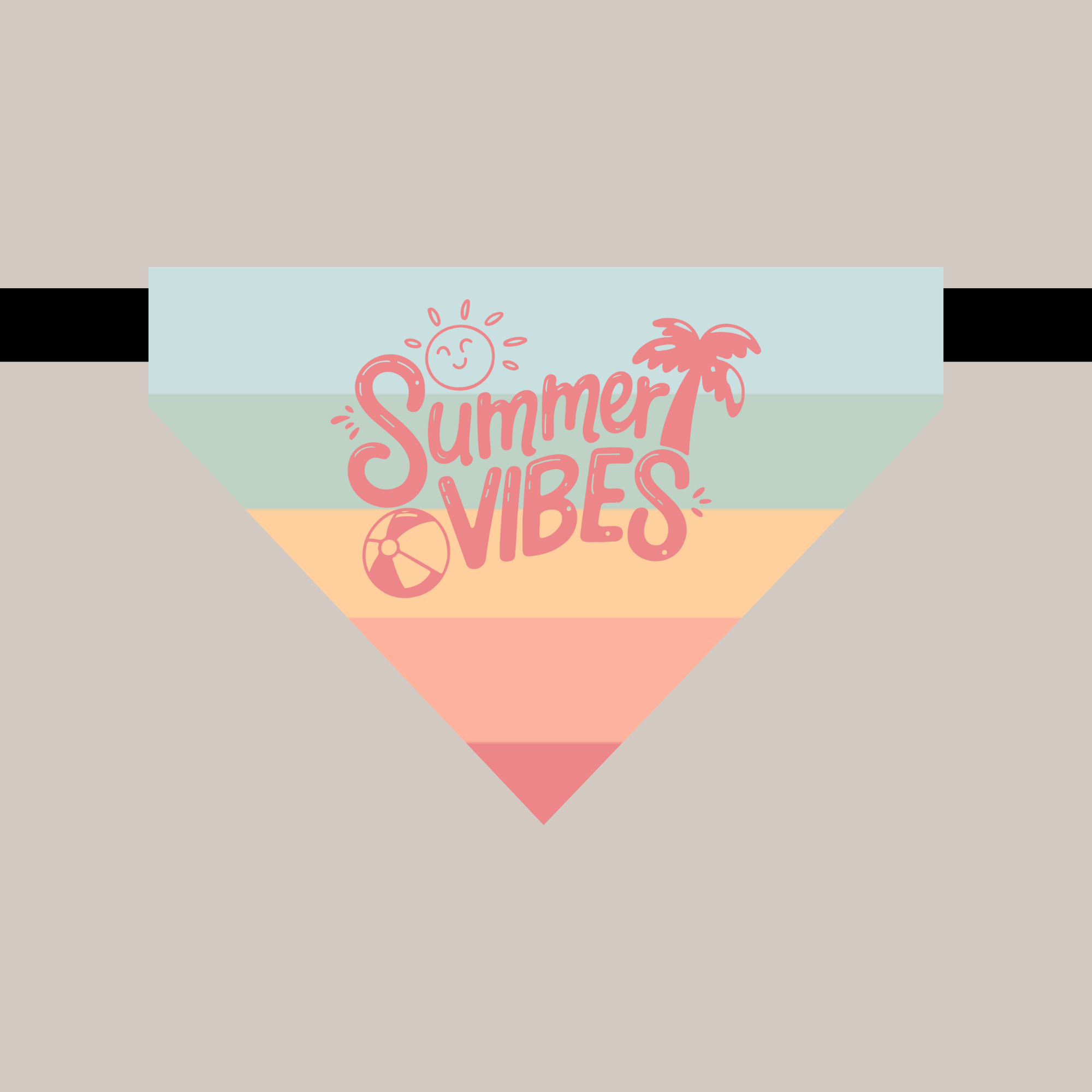 Bandana avec collier pour animaux - SummerVibes™