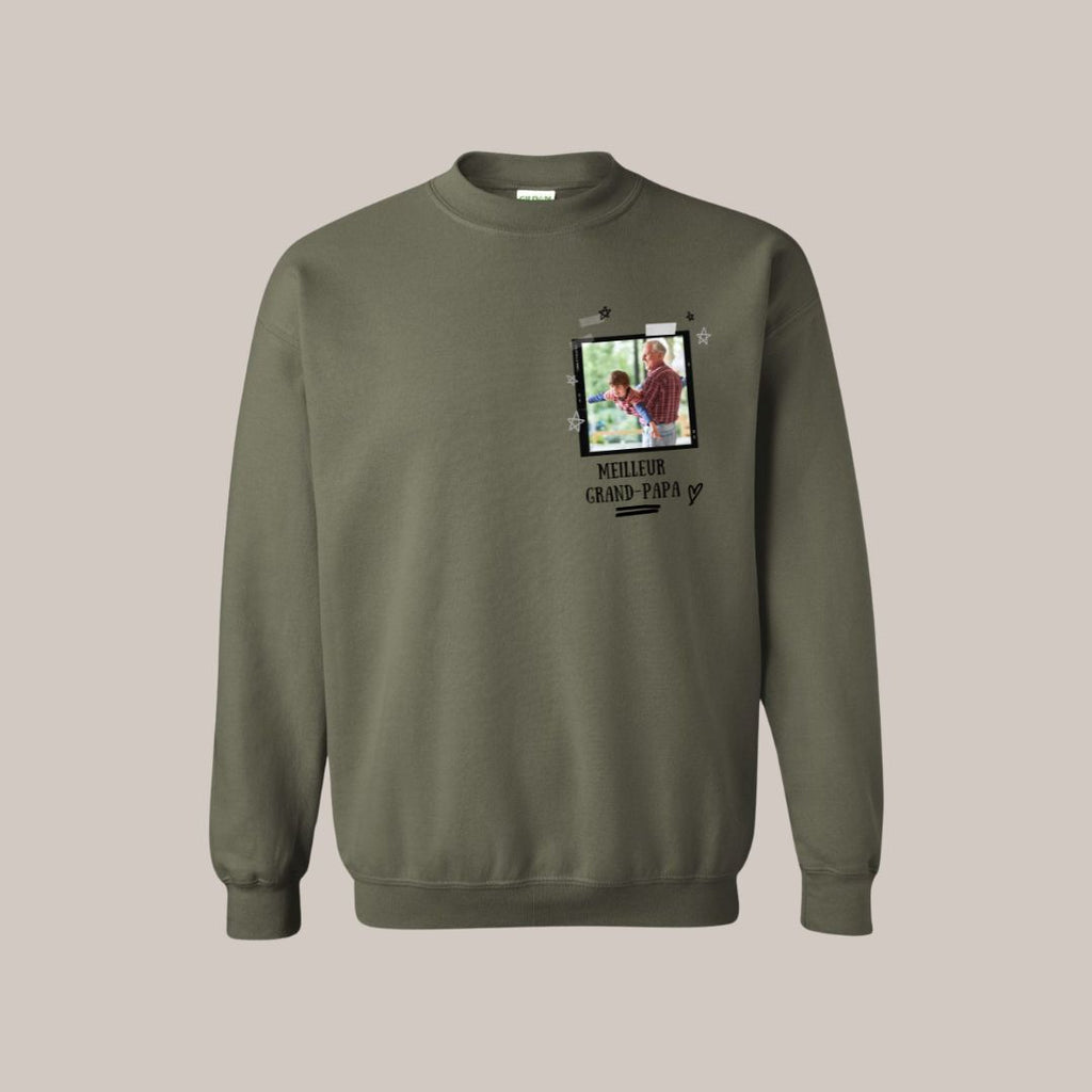 Sweatshirt - Meilleur grand-papa à personnaliser