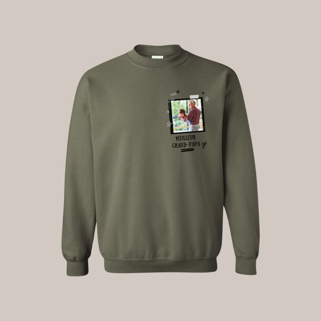 Sweatshirt - Meilleur grand-papa à personnaliser