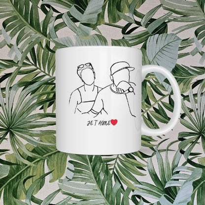 Tasse à café - personnalisée avec une citation ou photo